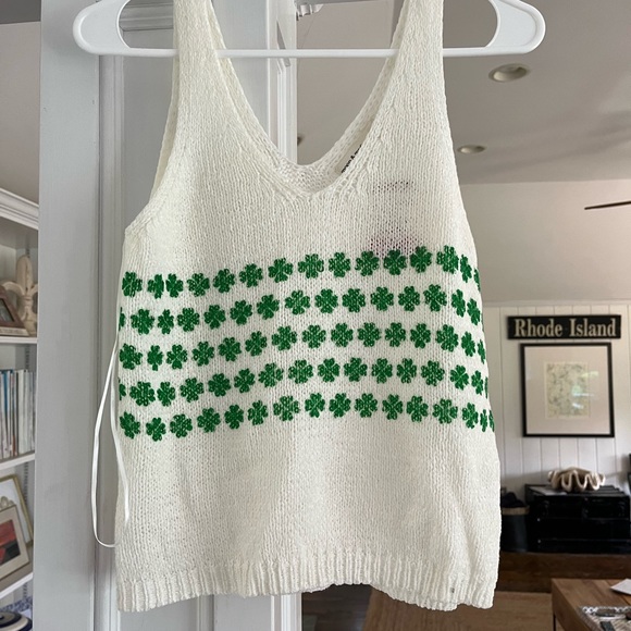 Moon River Tops - Shamrock Sweater Tank